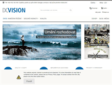 Tablet Screenshot of dcvision.cz